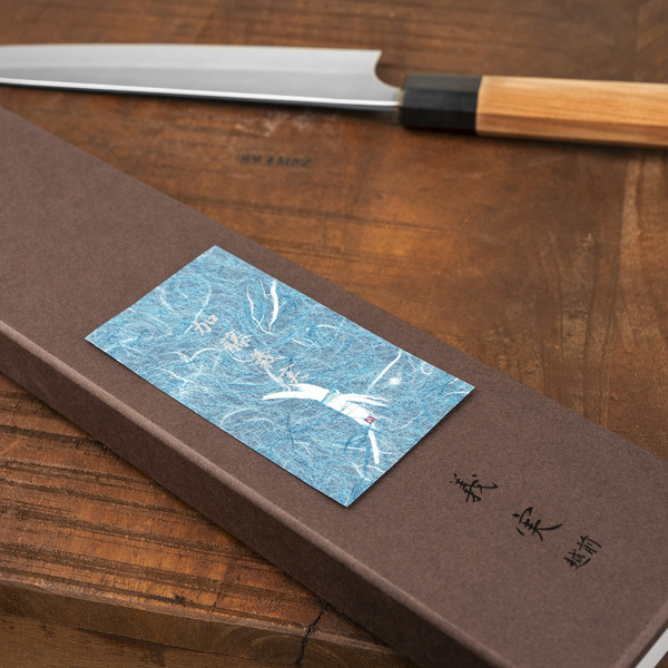 Yoshimi Kato Ginsan/SS Nashiji Nóż Santoku 17 cm