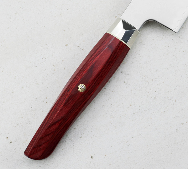 Mcusta Zanmai Red Revolution SPG2 Nóż Santoku 18 cm