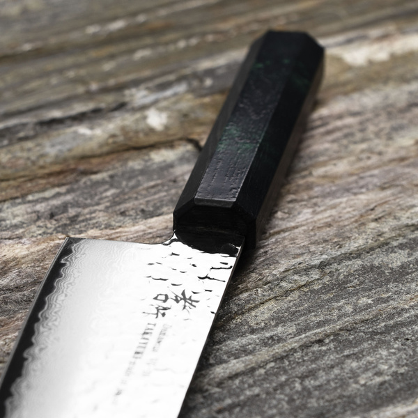 Sakai Takayuki Nanairo VG-10 Green Nóż Santoku 17 cm