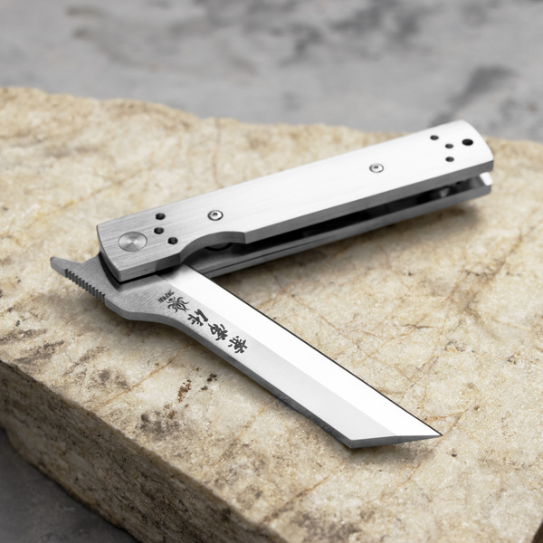 Seki Kanetsune Tanzaku-Tou AUS-8 Nóż składany 7,5 cm