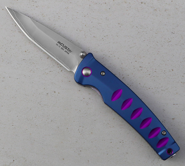 Nóż składany Mcusta Katana VG-10 Blue/Purple 8,5 cm