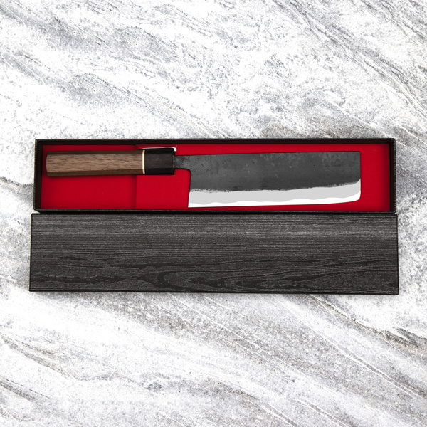 Daisuke Nishida Shirogami#1 Bubinga Nóż Nakiri 17 cm