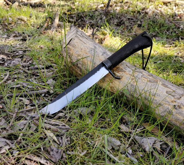 Ikeuchi En Kuro Nóż Outdoor 18 cm