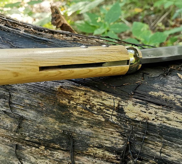 Hatchet Nóż Outdoor SK-5 Drewniana Pochwa 18 cm