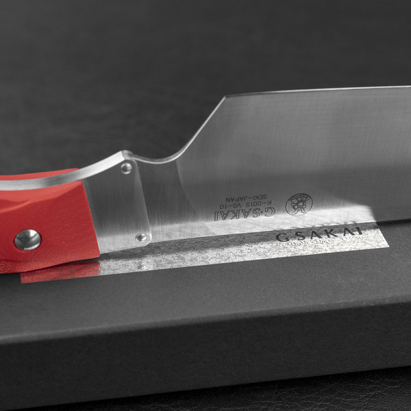 G-Sakai G10 Red VG-10 Santoku 16,5 cm