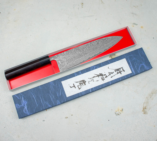 Shiro Kamo SG2 Damascus Nóż Szefa kuchni 21 cm