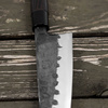 Motokyuuichi Shirogami#2 Hammered Nóż Garasuki 18 cm