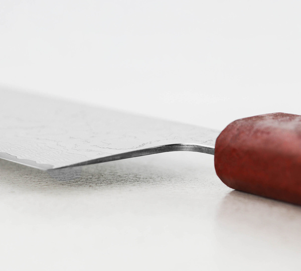 Hatono VG-10 Oktagon Nóz Nakiri 20 cm Red