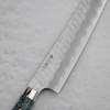 Nigara Hamono SG2 Limited Green Turquoise Nóż Kiritsuke 15 cm