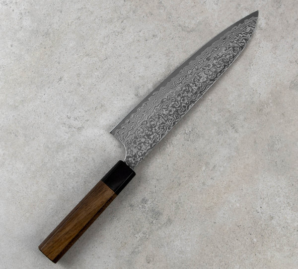 Yoshimi Kato VG-10 NI Black Nóż Szefa kuchni 21 cm