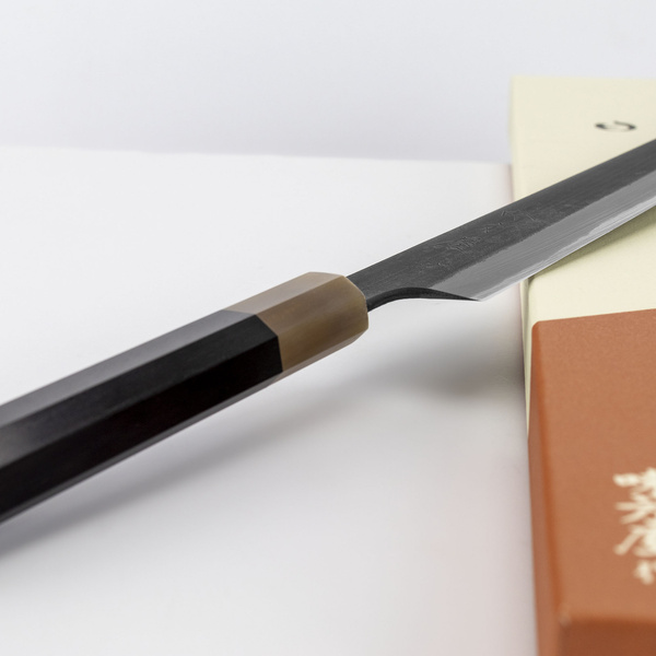 Mutsumi Hinoura Shirogami#2/SS Nóż Sujihiki 27 cm
