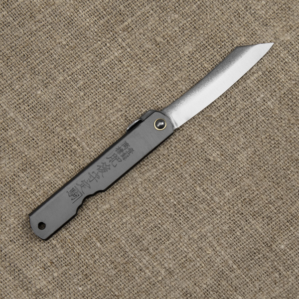 Nóż kieszonkowy Higonokami Kanekoma Mono Black 7,5 cm 