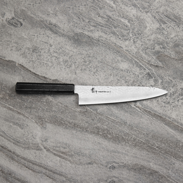 Sakai Takayuki Nanairo VG-10 Ebony Nóż Szefa kuchni 21 cm