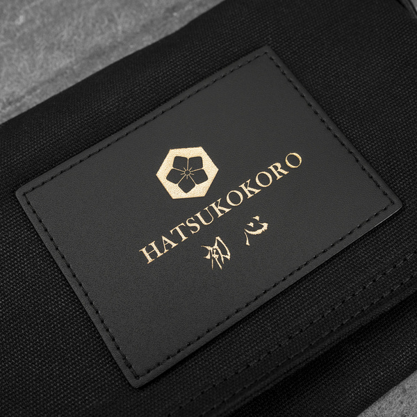 Hatsukokoro Płócienna torba na 5 noży Black