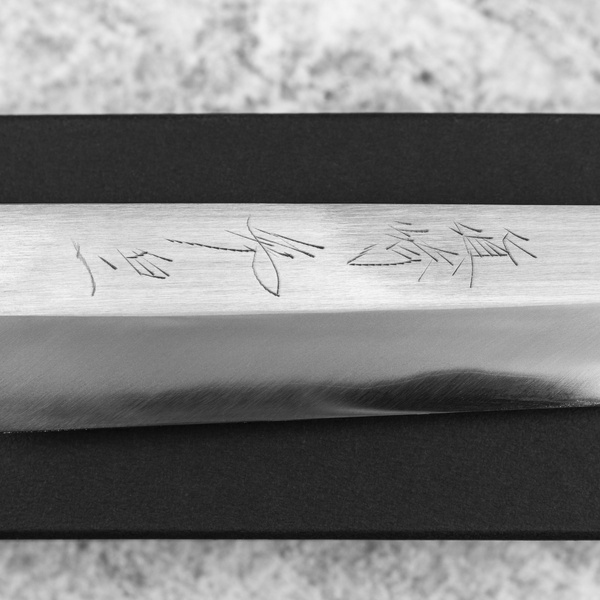Naoki Mazaki Shirogami#2/Iron Nóż Yanagiba 27 cm