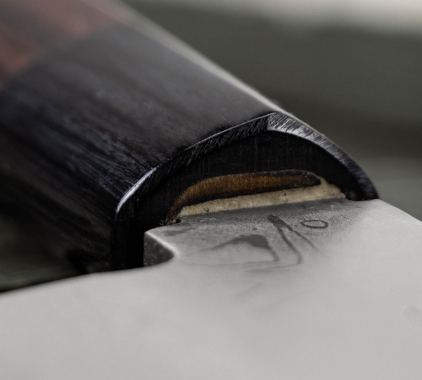 Hideo Kitaoka Shirogami#2 Satin Nóż Kamagata Usuba 12 cm