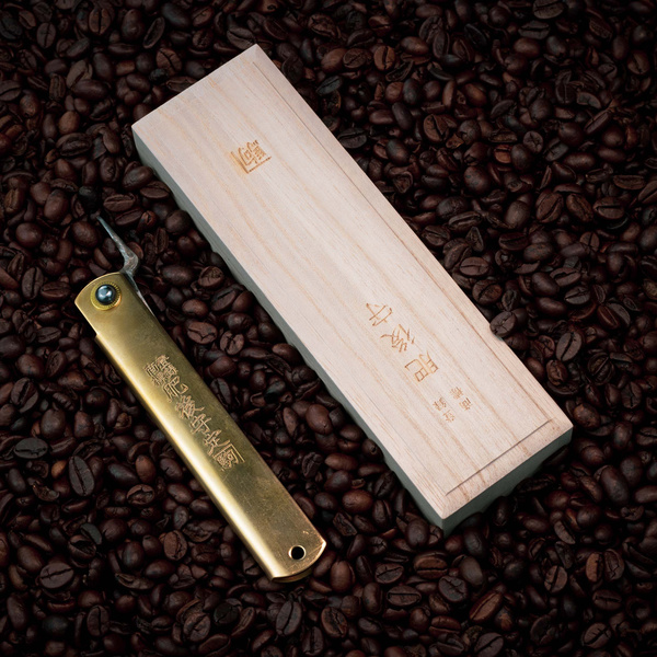 Nóż kieszonkowy Higonokami Kanekoma Hand made Aogami#2 9,5 cm