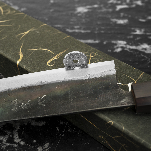 Hatsukokoro Kokugei Aogami#1/Iron Nóż Szefa kuchni 21 cm