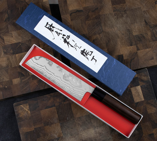 Shiro Kamo Shirogami Nóż Kamagata Usuba 16,5 cm