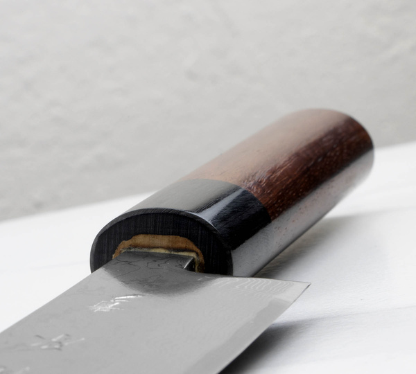 Kajiwara Damascus Aogami#2 Nóż Sujihiki 24 cm