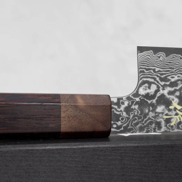 Hatono SG2 Damascus Black Dye Nóż Szefa kuchni 21 cm