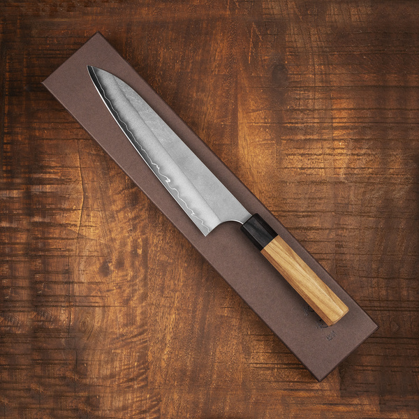 Yoshimi Kato Ginsan/SS Nashiji Nóż Szefa kuchni 21 cm