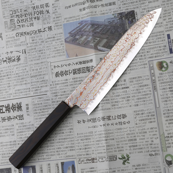 Hatsukokoro Hayabusa Rainbow Aogami#2 Nóż Szefa kuchni 21 cm
