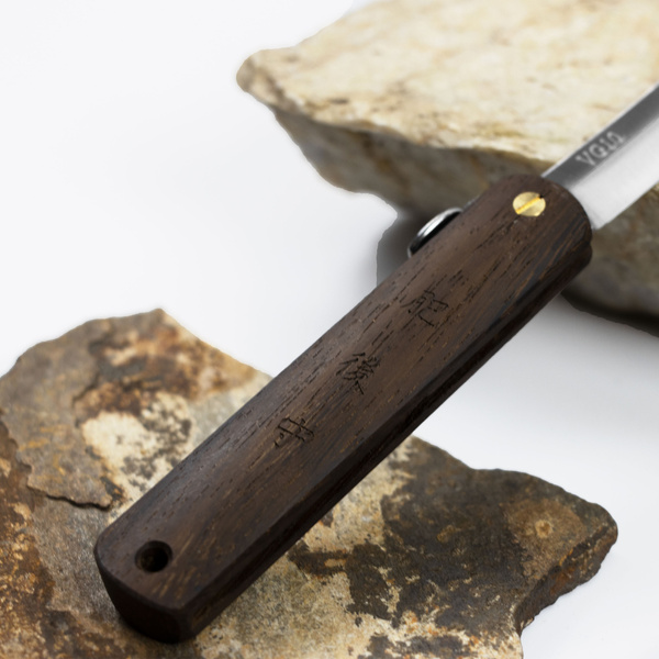 Nóż kieszonkowy Higonokami Kanekoma Drewno Tagayasan VG-10 8 cm
