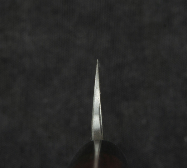 Hideo Kitaoka Shirogami#2 Satin Nóż Kiritsuke 21 cm