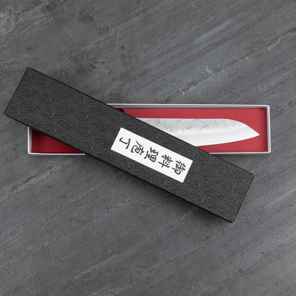 Tsunehisa Gingami Red/Black Nóż Santoku 18 cm