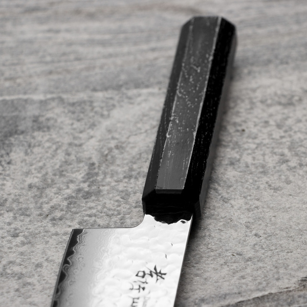 Sakai Takayuki Nanairo VG-10 Ebony Nóż Santoku 17 cm