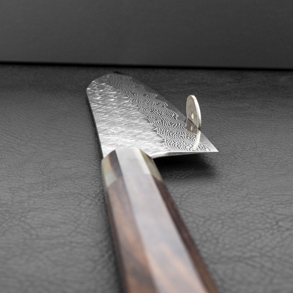 Nigara Hamono SG STRIX Damascus Nóż Santoku 16,5 cm