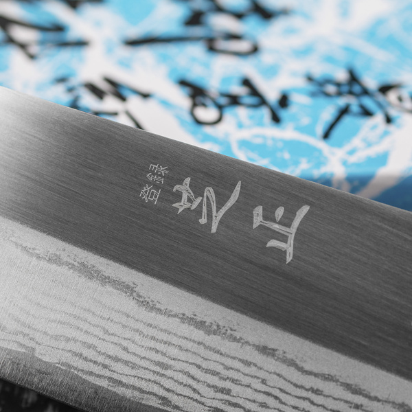 Shibamasa VG-5 Damascus Gold Nóż Santoku 17 cm