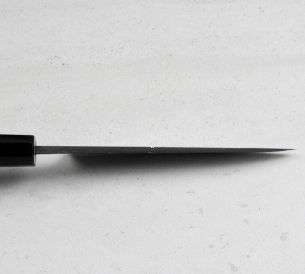 Hideo Kitaoka Shirogami Black Oktagon Nóż Kaisaki 12 cm