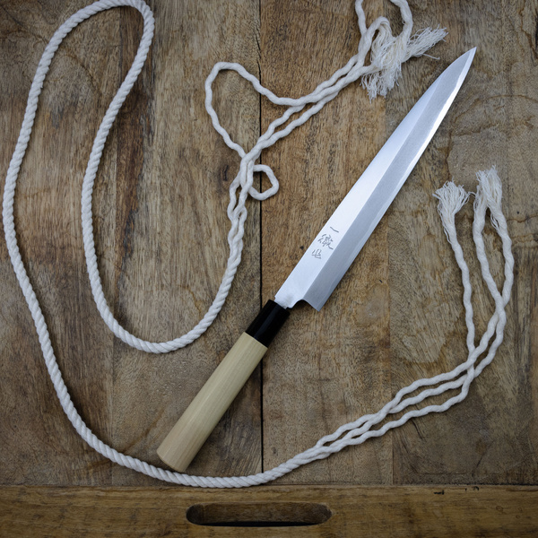 Ittetsu Forge Shirogami#2 Nóż Yanagiba 24 cm
