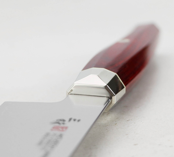 Mcusta Zanmai Red Revolution SPG2 Nóż Kiritsuke Gyuto 23 cm