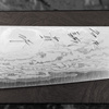 Shigeki Tanaka VG-10 Damascus Red Nóż Szefa kuchni 18 cm