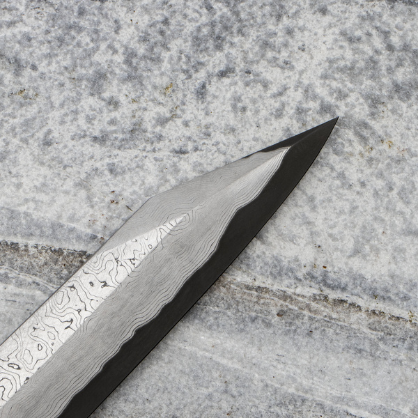 Nigara Hamono Anmon Aogami#2 Nóż Kiritsuke Yanagiba 30 cm