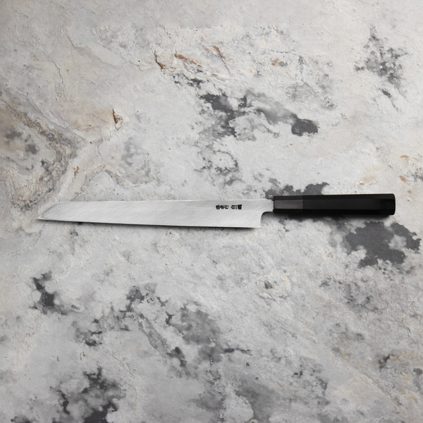 Sakai Takayuki Byakko Shirogami#1 Nóż Kiritsuke Yanagiba 27 cm