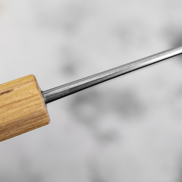 Yoshimi Kato Aogami Super/SS Kurouchi V-Tsuchime Nóż Kiritsuke Gyuto 24 cm