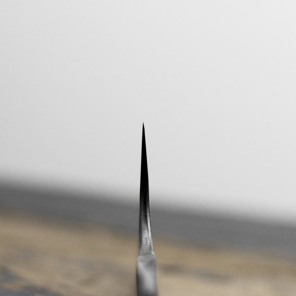 Matsubara Aogami#2/SS Nashiji Hammer Blank Nóż uniwersalny 15 cm