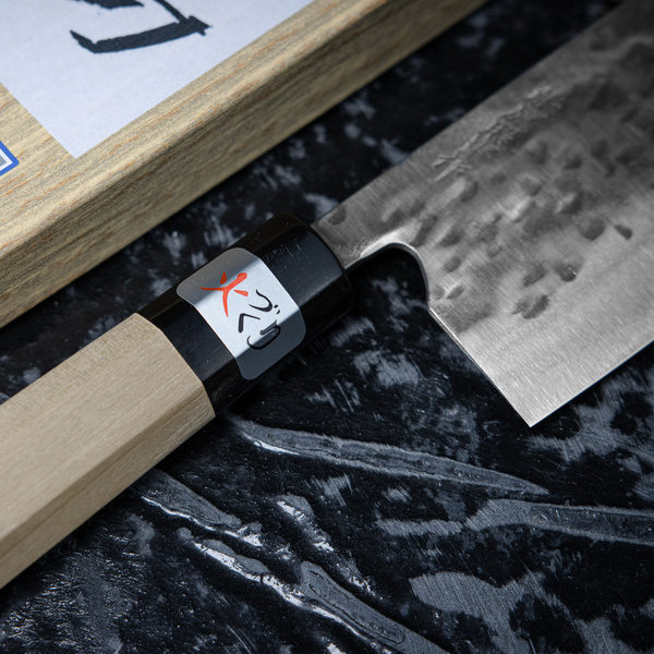Fujiwara Shirogami#1/SS Magnolia Nóż Nakiri 16,5 cm