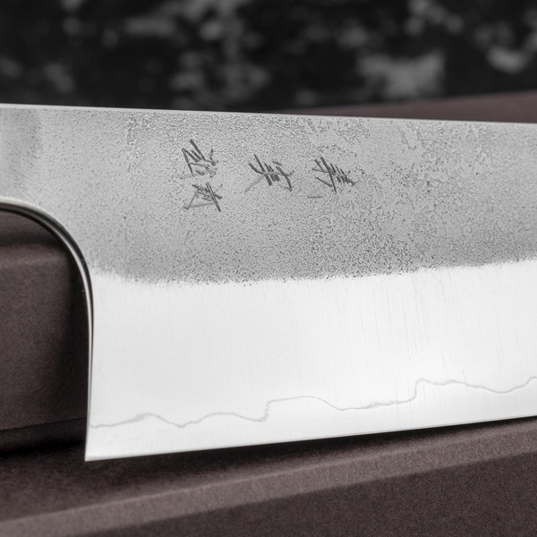 Yoshimi Kato Ginsan/SS Nashiji Nóż Santoku 17 cm