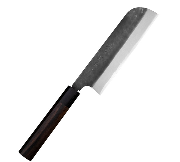 Hideo Kitaoka Shirogami Black Oktagon Nóż Kamagata Usuba 18 cm