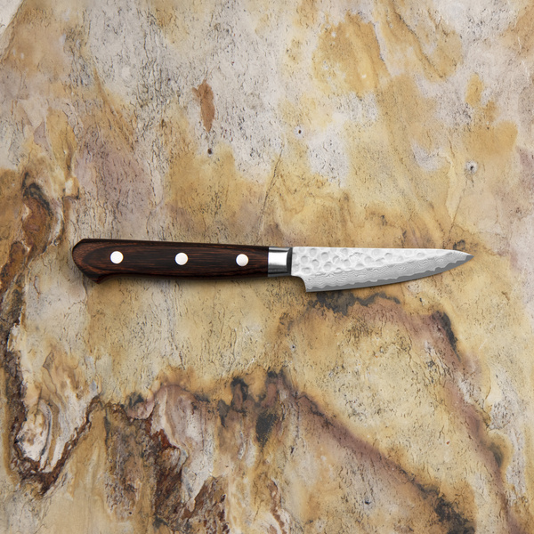 Tsunehisa VG-10 Damascus Brown Nóż do obierania 8 cm