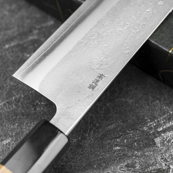Yoshikane SKD11/SS Nashiji Nóż Nakiri 16,5 cm