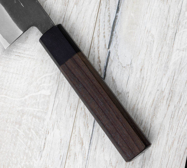 Shiro Kamo Super Aogami/SS Nóż Santoku 16,5 cm