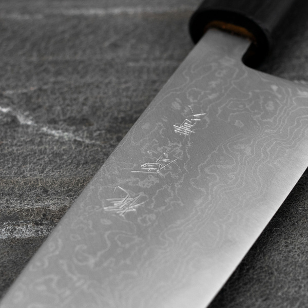 Kajiwara Aogami#2 Damascus Nóż Szefa kuchni 18 cm