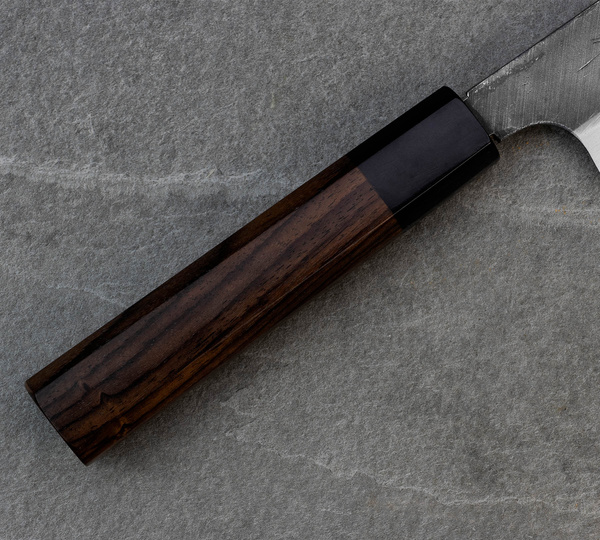 Hideo Kitaoka Shirogami Black Oktagon Nóż Usuba 16,5 cm