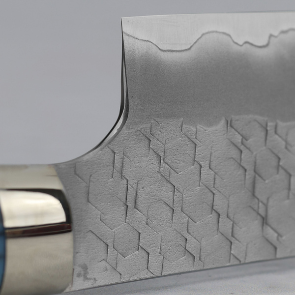 Nigara Hamono SG2 Limited Classic Turquoise Nóż Kiritsuke 15 cm